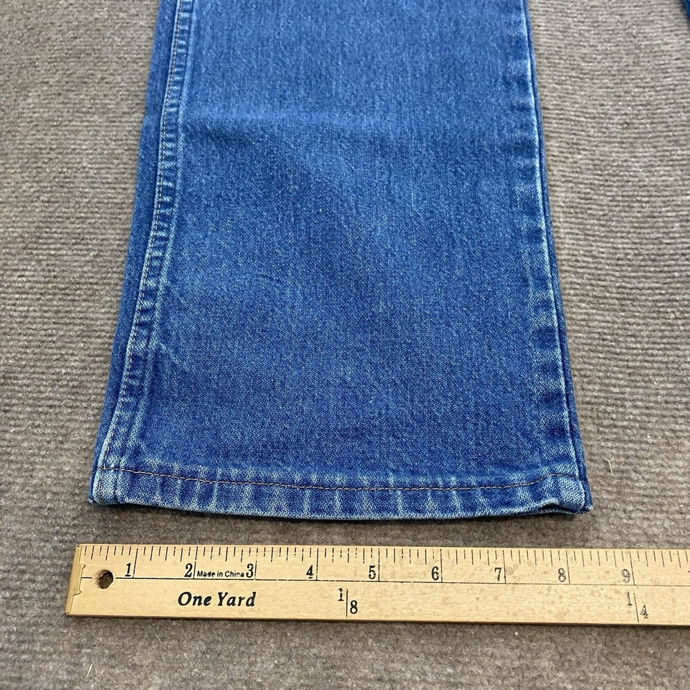 Wrangler Jeans Mens 40 Fits 39x32 Faded Blue 13MWZ Cowboy Cut Western Boots - Picture 9 of 10